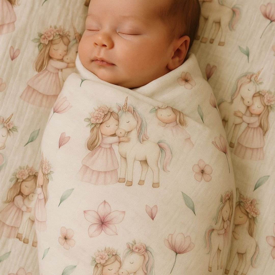 חיתול במבוק לתינוק- יוניקורן