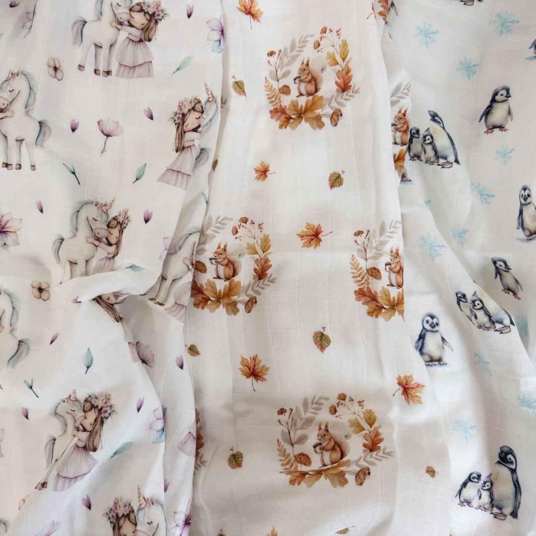 סט שלישיית חיתולי במבוק - חברים מכל הלב